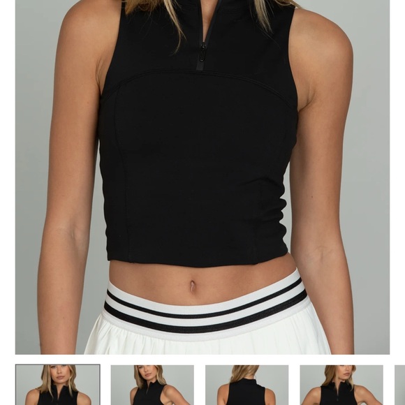 Gold Hinge quarter zip top - Picture 1 of 3